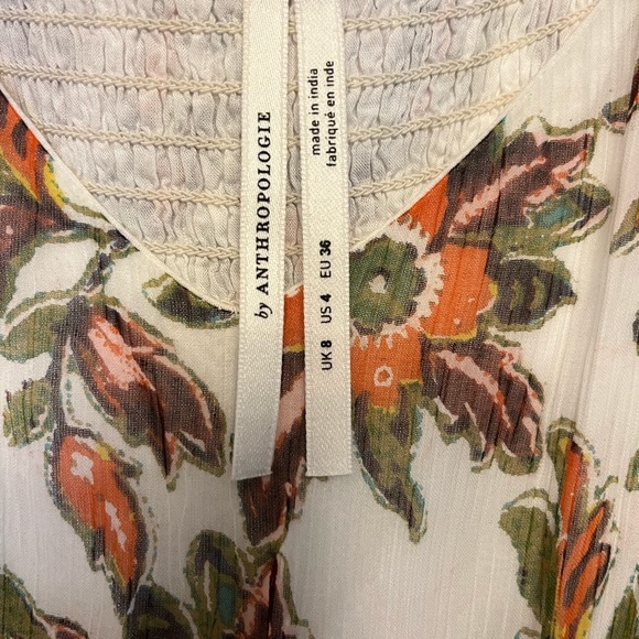 Women’s Anthropologie Spaghetti Strap Maxi Dress- Size‎ 4- Pre-owned - Picture 2 of 6